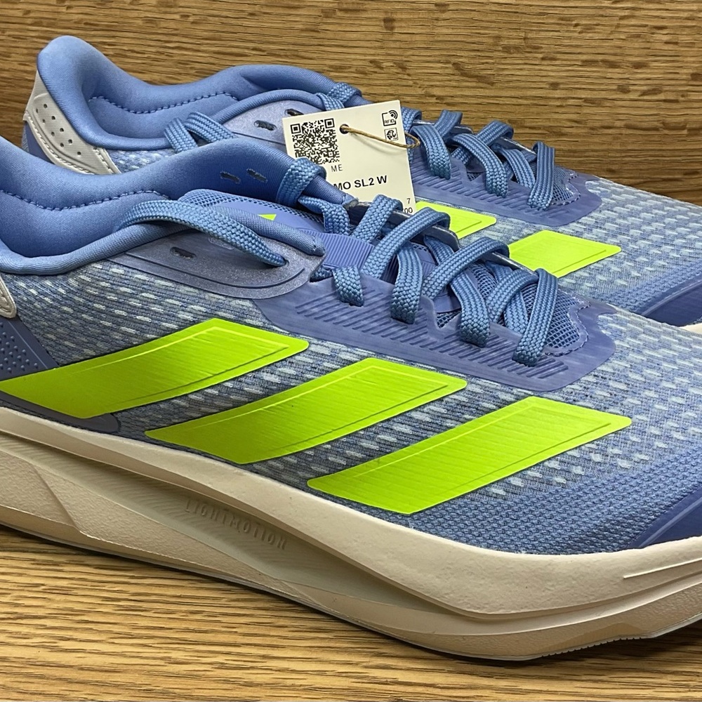 Size 8.5 - Adidas Duramo SL 2.0 Blue Fusion Hi-Res Yellow W women’s